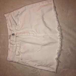 White Denim Skirt!